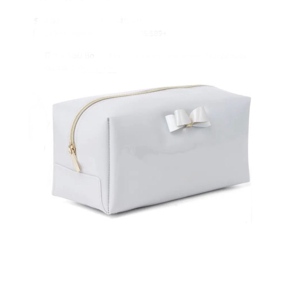Ted Baker London Haiyley Bow Wash Bag In Grey
